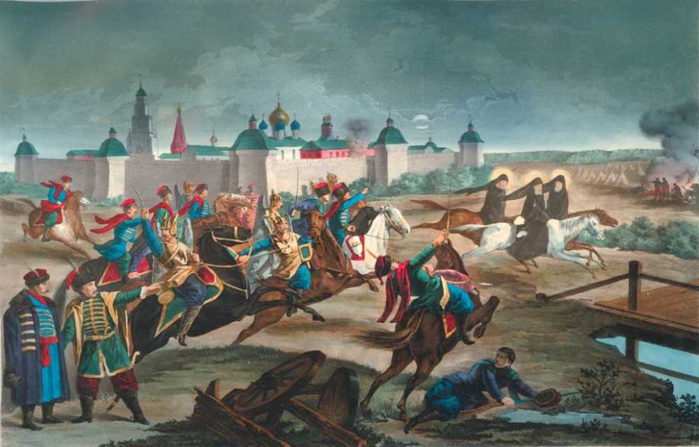Защита троице-сергиевой лавры монахами от поляков. троицкая осада разорение русской земли