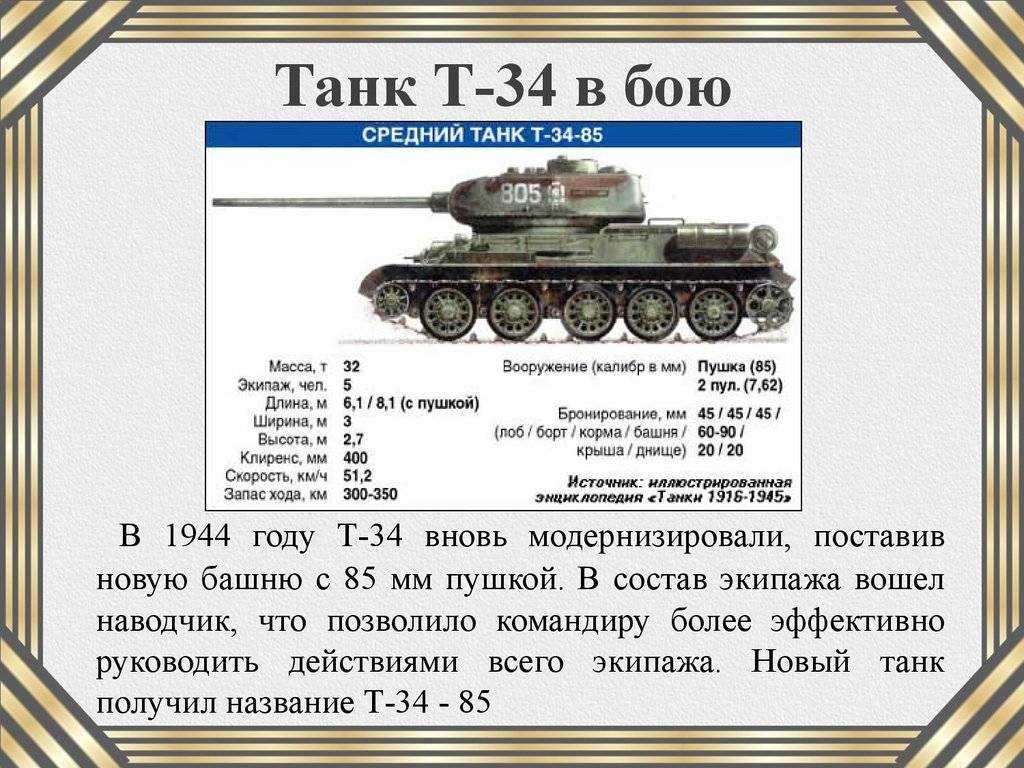 Танк т-34: лучший советский танк, история создания, характеристики