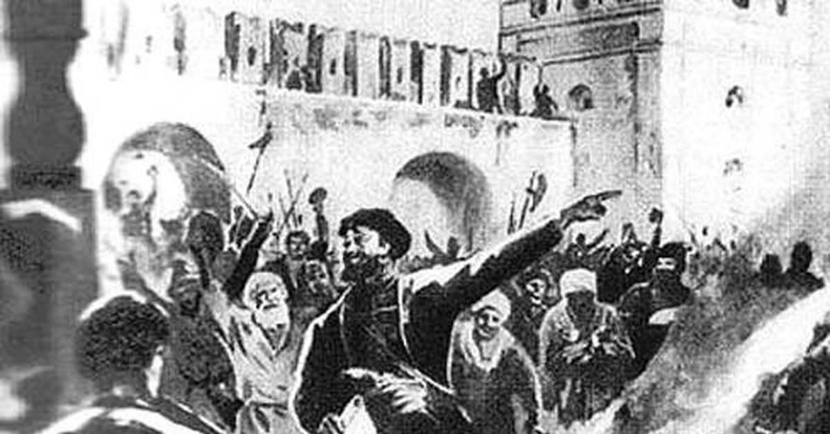 Восстания при петре 1