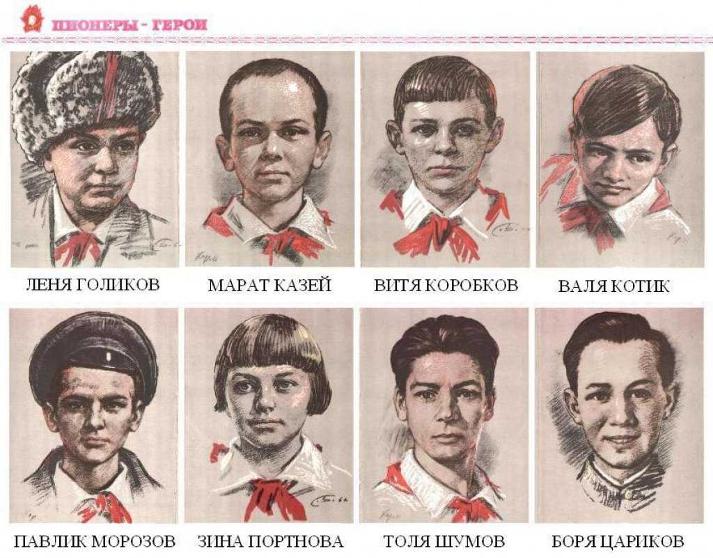 Пионеры-герои - кратко о юных героях ссср