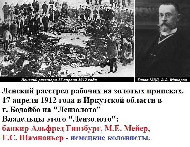 Правда о ленском расстреле. | рабочий путь