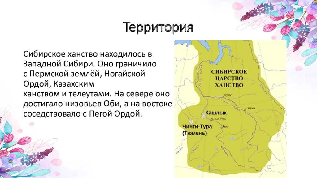 Присоединение западной сибири к российскому государству