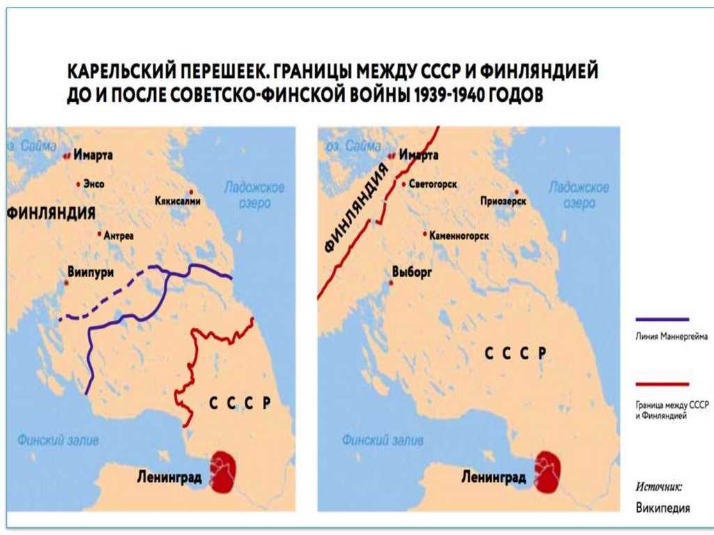 Советско-финская война 1939-1940 кратко