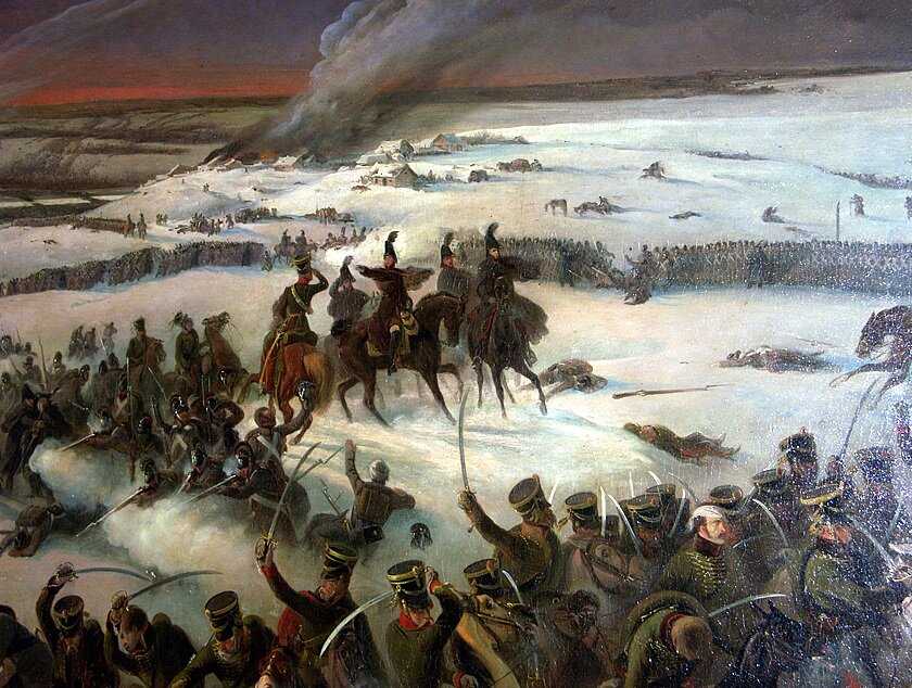 Армия наполеона при переправе через реку березина