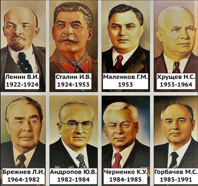 Правители ссср – в хронологическом порядке