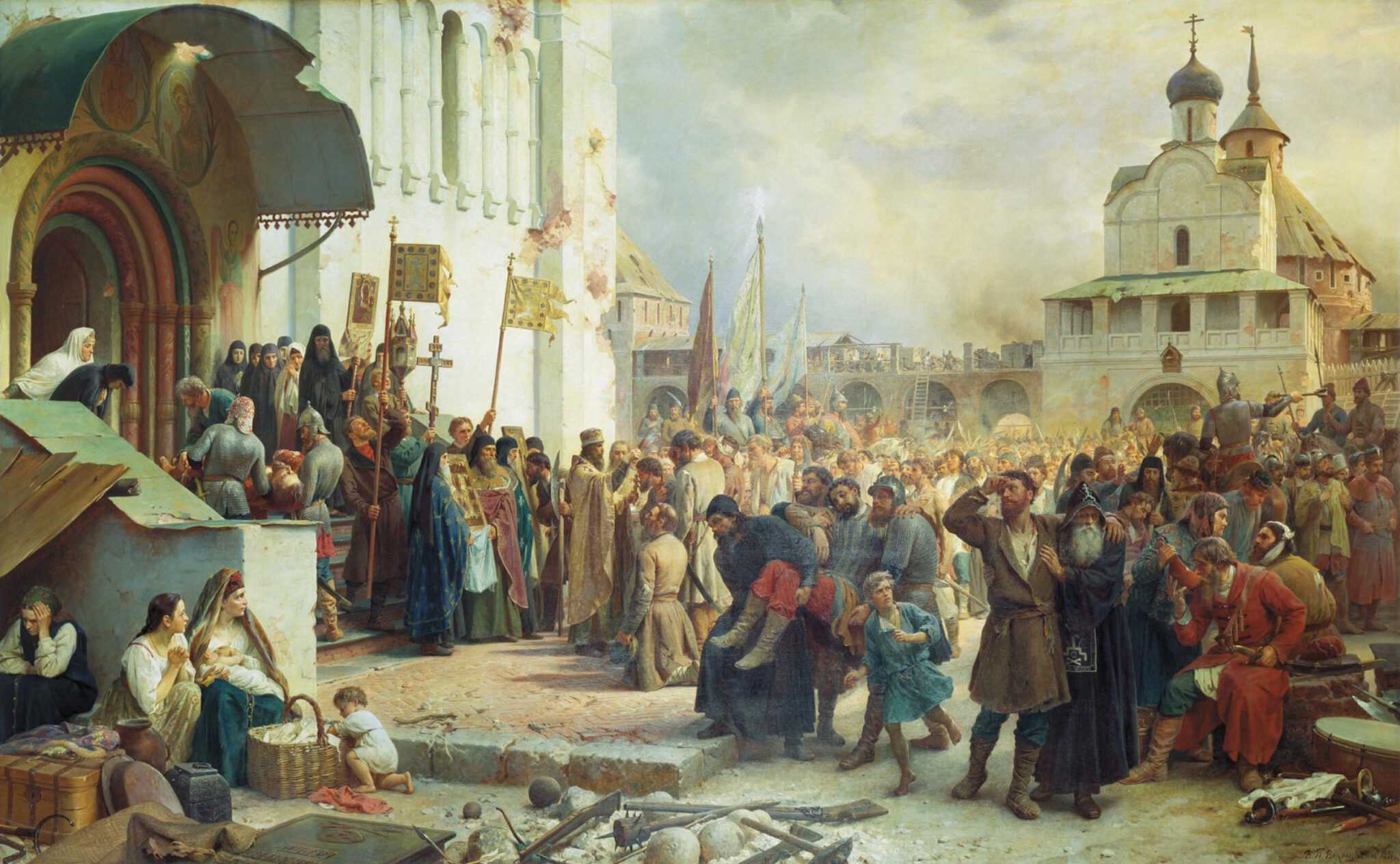 Осада троице сергиевой лавры поляками 1608 1610: защитники обители
