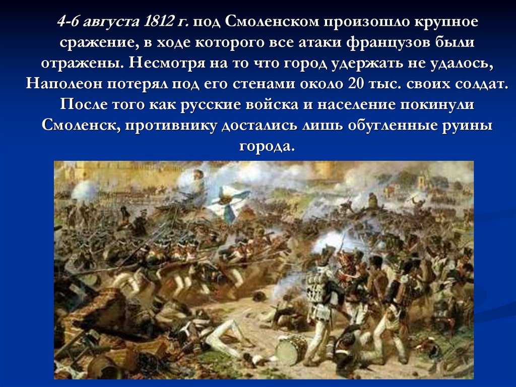 Смоленское сражение 1812 года