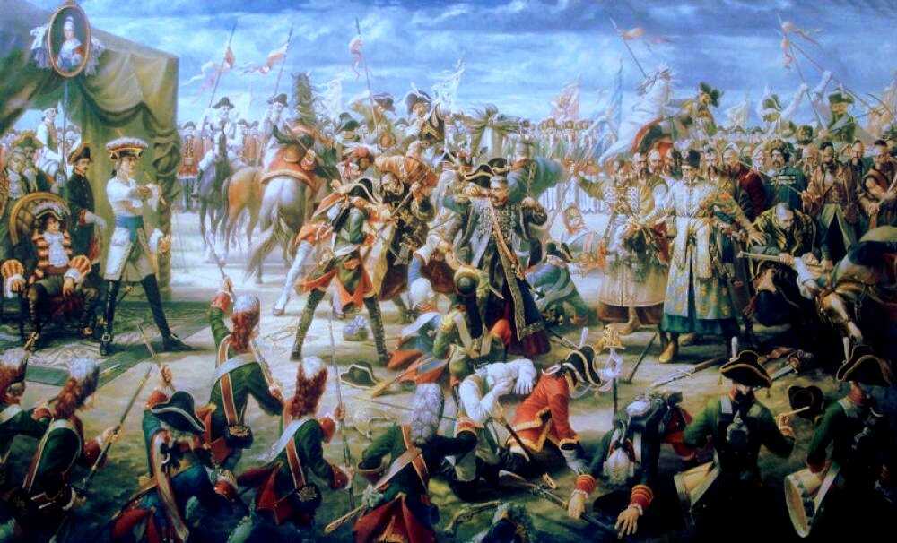 14 августа 1775 года просуществовав примерно 250 лет по повелению Екатерины Великой была ликвидирована Запорожская Сечь Казацкие старшины были уравнены в правах с дворянами Всем остальным было предложено вступить в ряды кавалерии гусар или драг