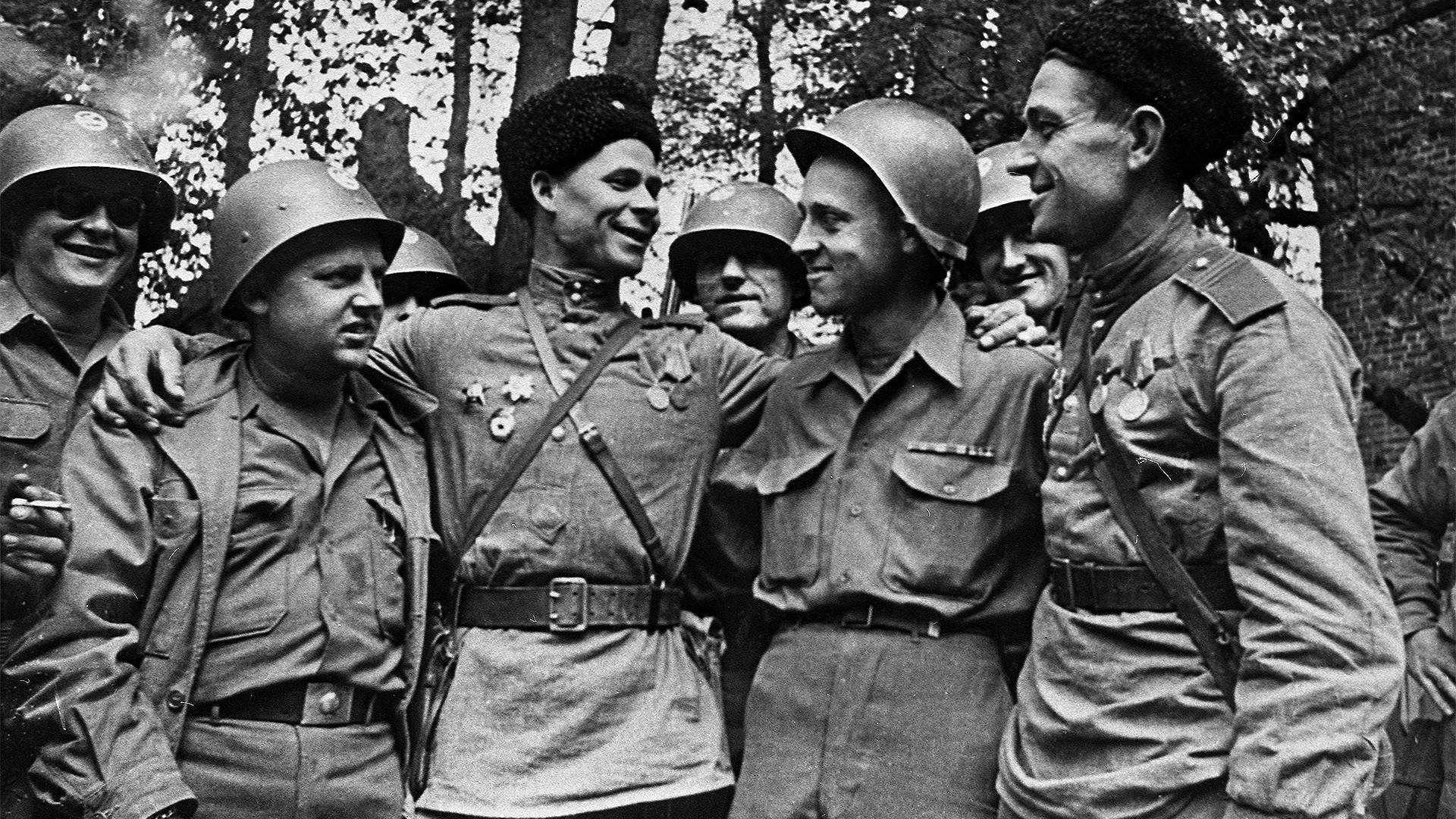"жизнь отечеству" - 25 апреля 1945 г - встреча на эльбе