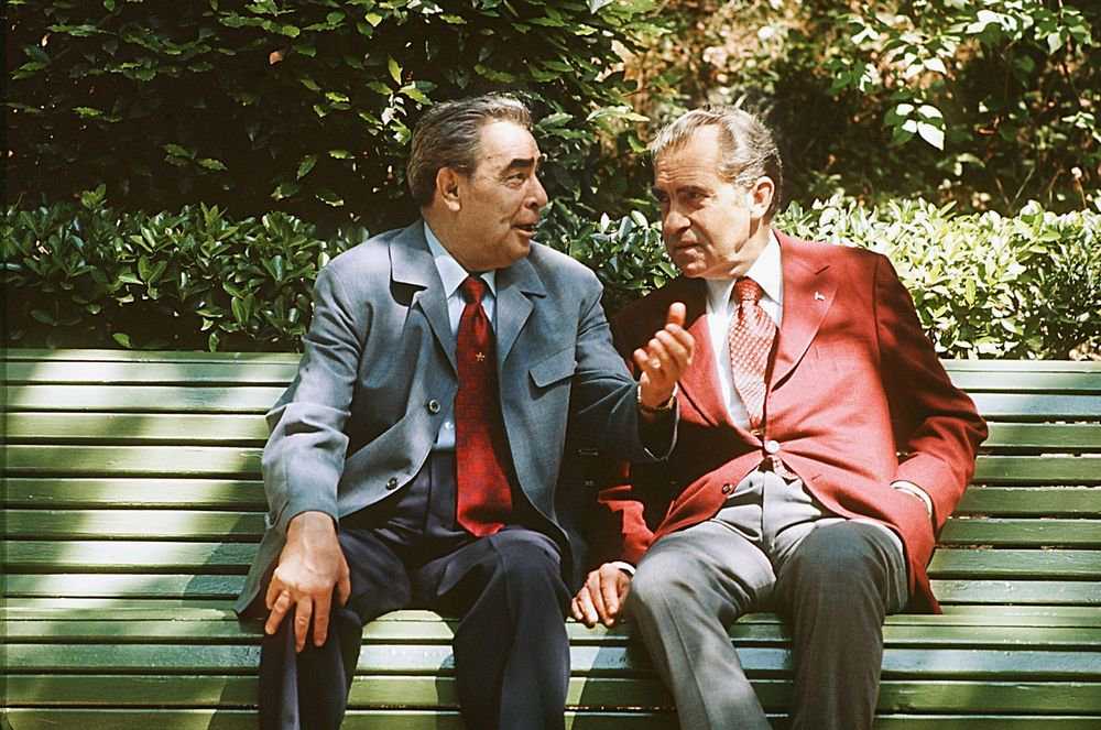 24 июня 1973 года Леонид Брежнев в ходе визита в США заявил об окончании холодной войны Ожидания российских элит от сложных политических манёвров с США смягчение позиций мирового гегемона пересмотр отношения к нам разрядки обстановки а в будущ