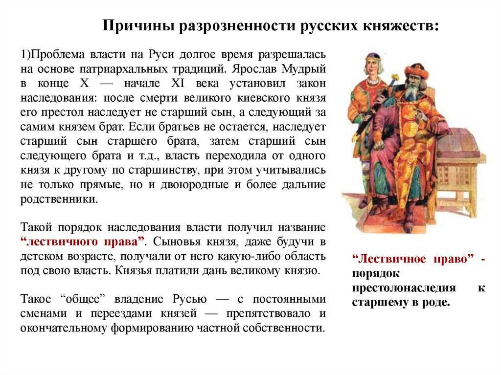 Русь в конце х — начале хii в.