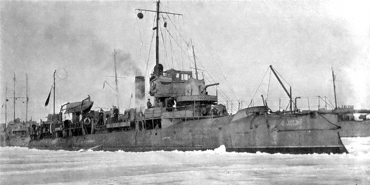 19 февраля 1918 г. начался ледовый поход балтийского флота