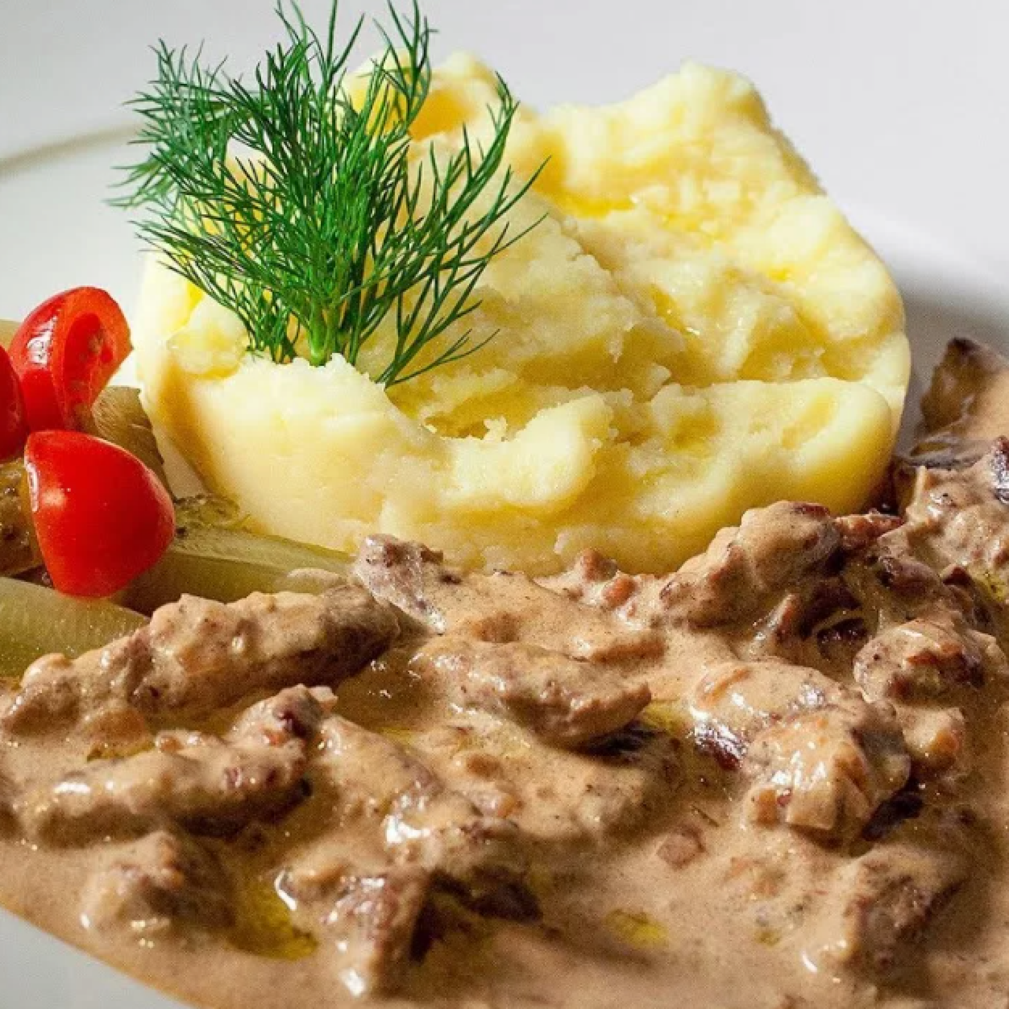 Классика русской кухни - бефстроганов. - страна мам
