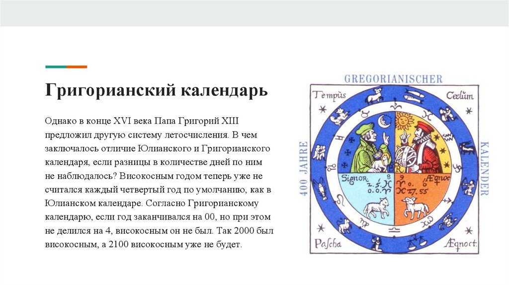 Григорианский календарь