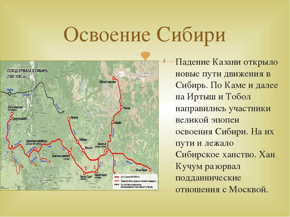 Присоединение сибири. поход ермака