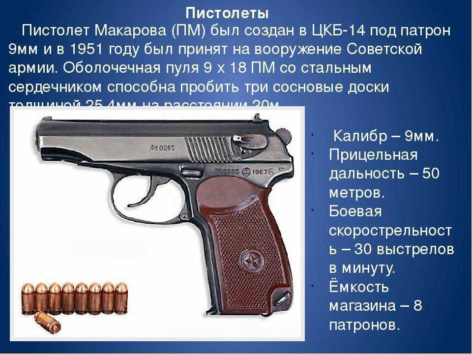 9-мм пистолет макарова: история создания и значение пистолета