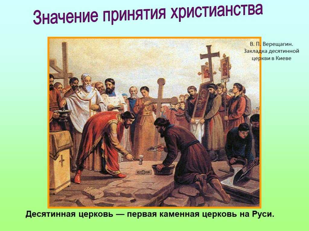 Крещение руси в 988 году и распространение христианства | diletant