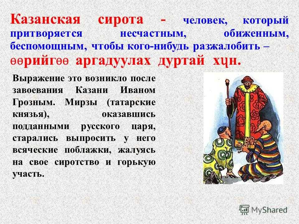 Сирота казанская: определение, основные причины и последствия