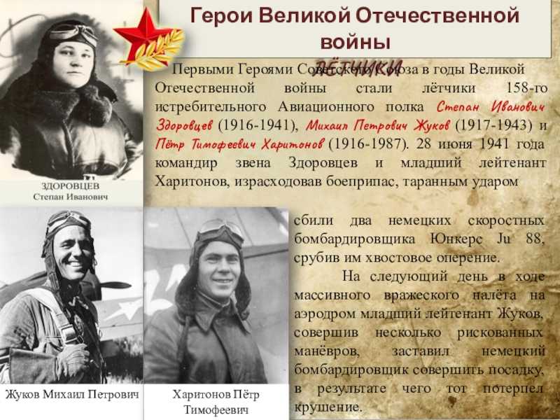 Лётчики герои