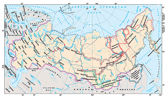 Древняя российская идрография.