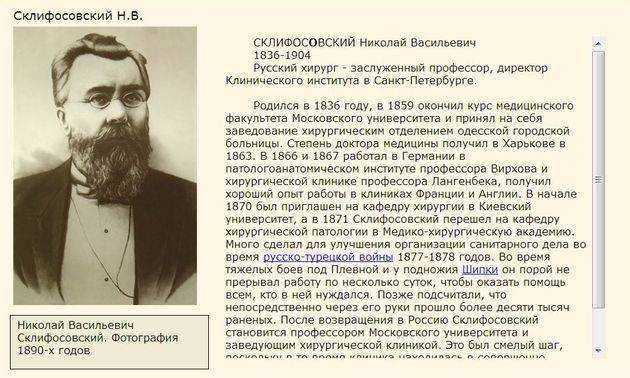 Николай склифосовский: вся правда о русском хирурге
