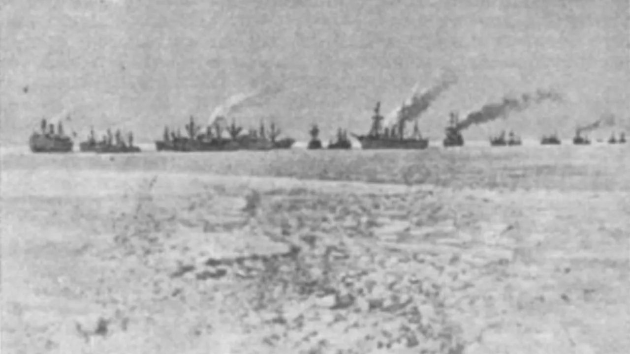 19 февраля 1918 года начался ледовый поход балтийского флота