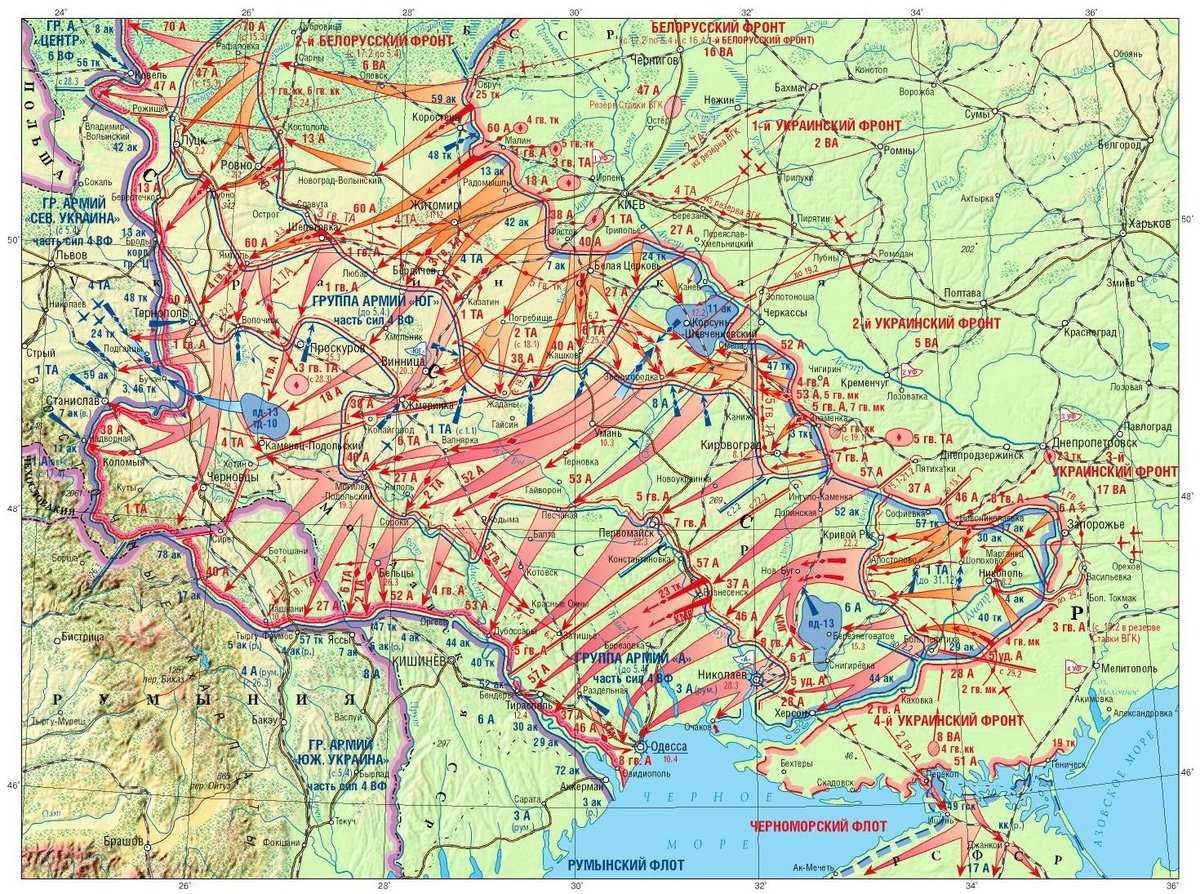 13 июля 1944 года началась стратегическая наступательная львовско-сандомирская операция