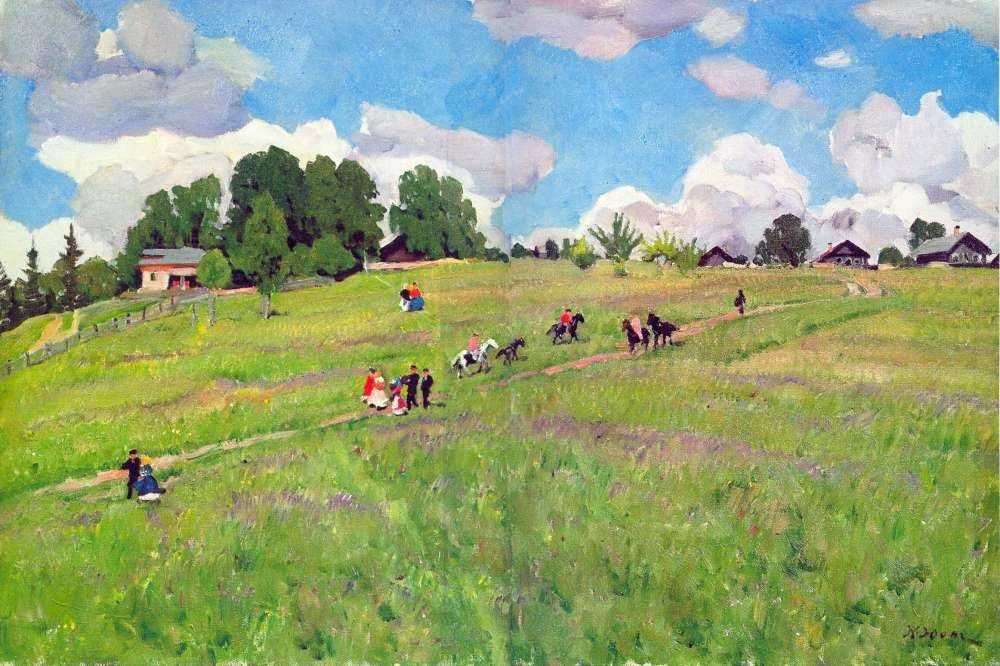 Художник константин юон (1875 – 1958) россия – золотые купола | barcaffe