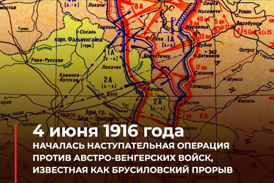 Брусиловский прорыв: первая мировая война