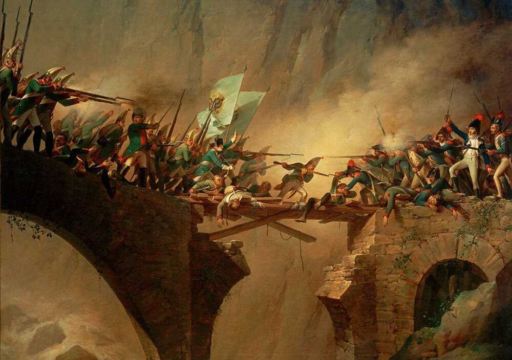 25 сентября 1799 года русские войска одержали одну из самых блестящих побед Швейцарского похода Швейцарский поход армии Второй коалиции под командованием Александра Суворова предпринятый в сентябре октябре 1799 года стал ярким свидетельством мужес