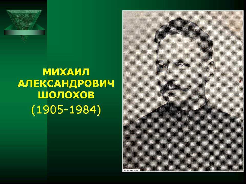 Биография и дата рождения михаила шолохова, личная жизнь и интересные факты
