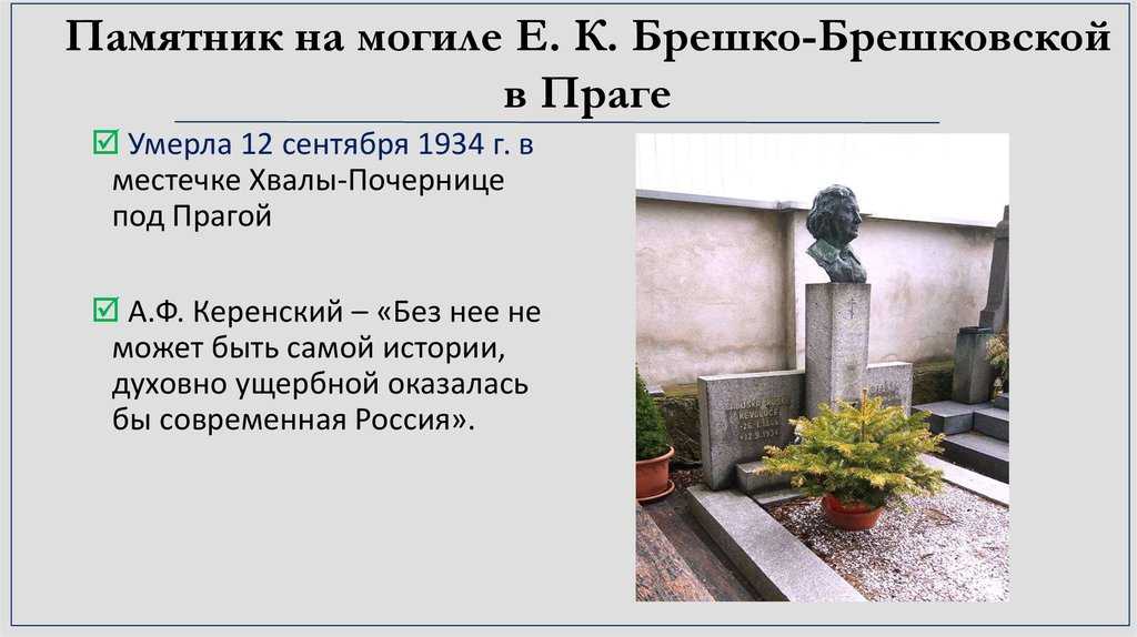 Екатерина брешко-брешковская биография: екатерина брешко-брешковская биография