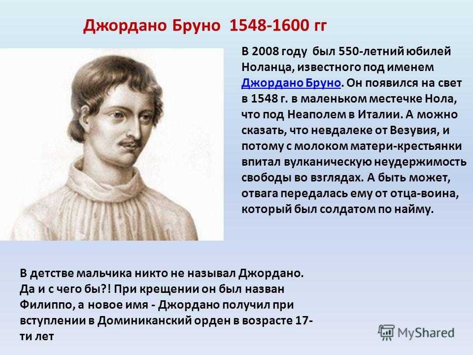 За что казнили джордано бруно?