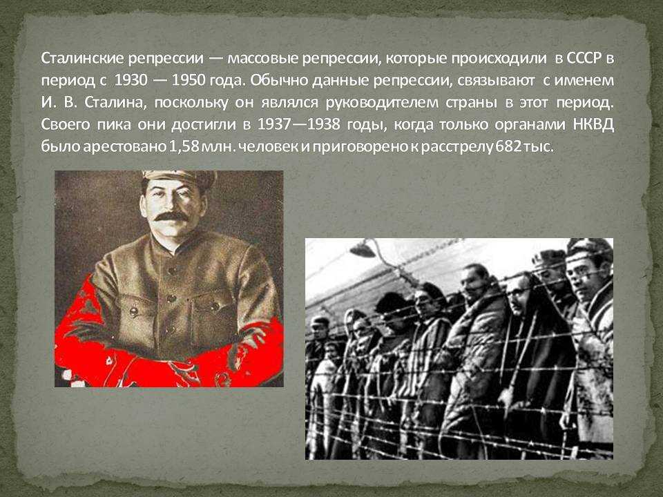 Репрессии в ссср в 20-30 годы: причины, события, жертвы