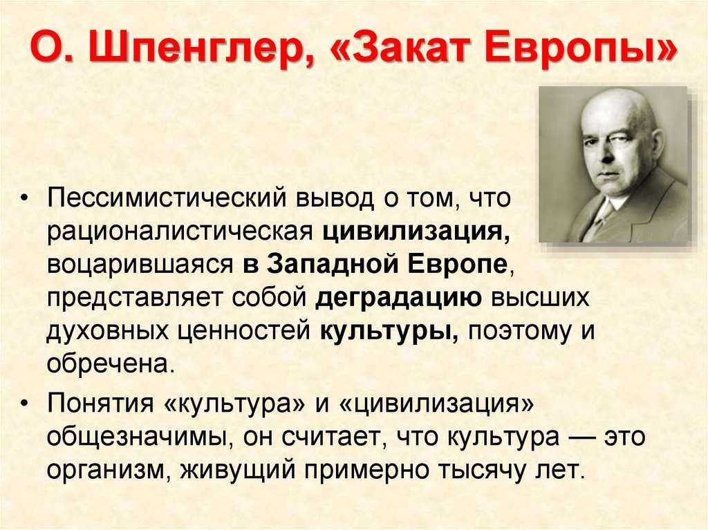 Освальд шпенглер: душа культуры и ее тайны — моноклер