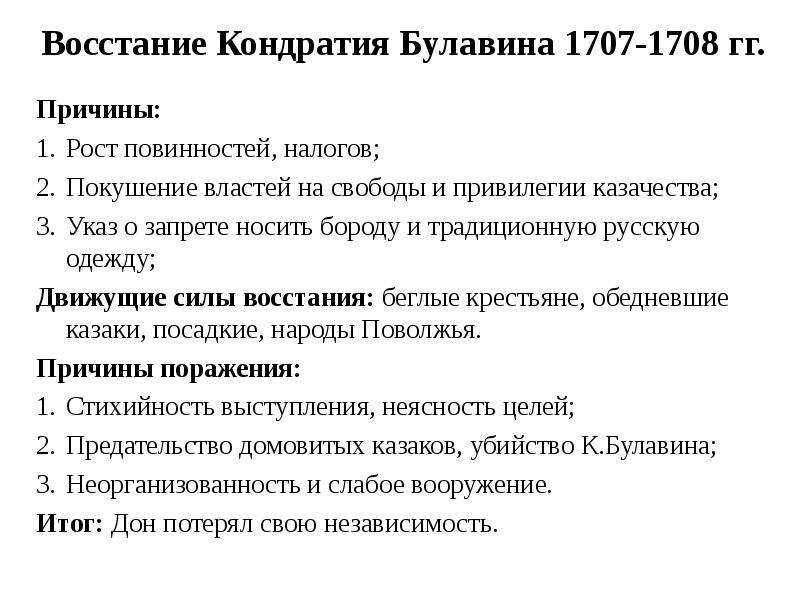 Булавин кондратий - русская историческая библиотека
