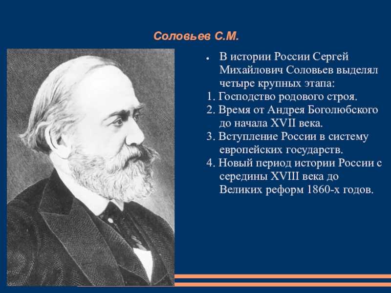 Соловьёв, сергей михайлович