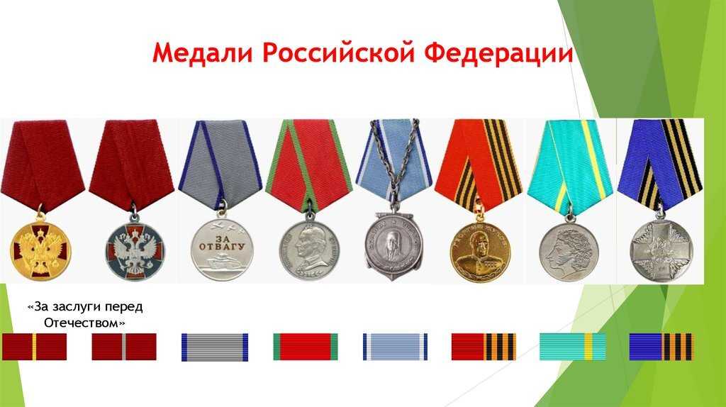 Ордена и медали вс рф: разновидности, описания, фото