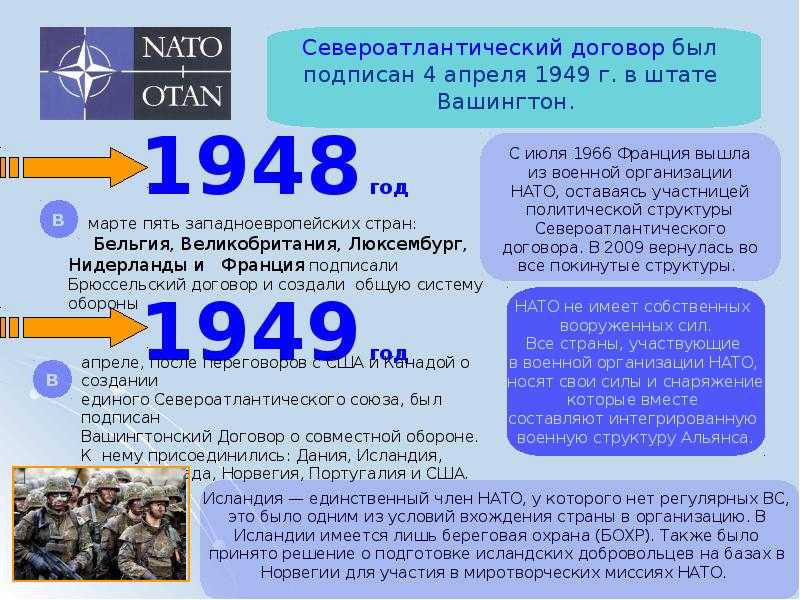 1949 образование нато. 100 великих событий хх века